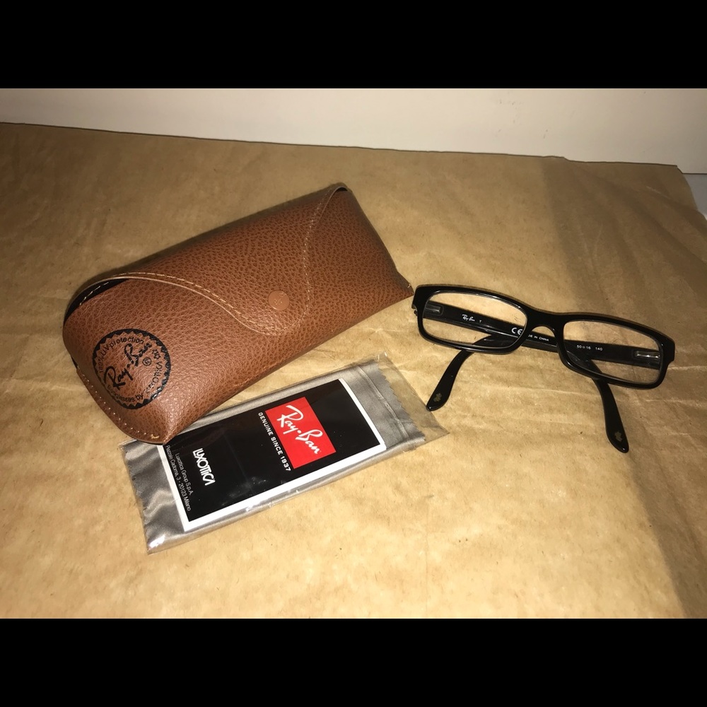 💯% Authentic Ray-Ban Black Glasses